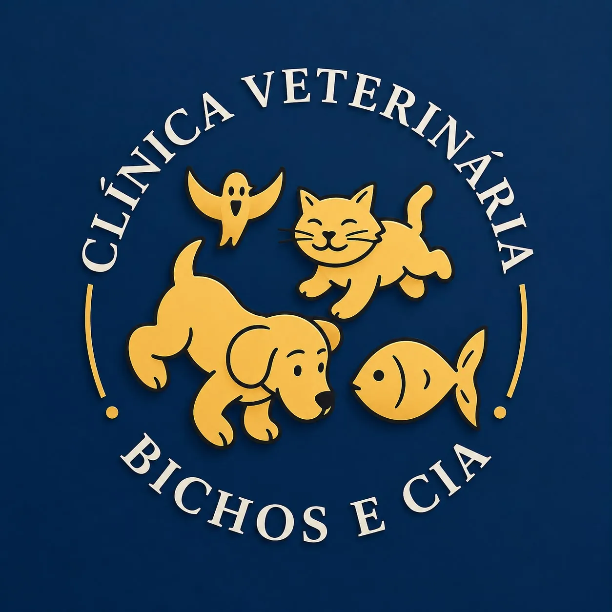 Logo da Clínica Veterinária Bichos & Cia